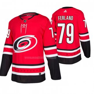 Maglia Hockey Carolina Hurricanes Micheal Ferland Home Autentico Rosso