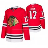 Maglia Hockey Chicago Blackhawks Dylan Strome Home Autentico Giocatore Rosso