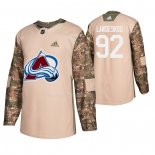 Maglia Hockey Colorado Avalanche Gabriel Landeskog Veterans Day Camuffamento
