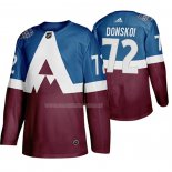 Maglia Hockey Colorado Avalanche Joonas Donskoi 2020 Stadium Series Blu