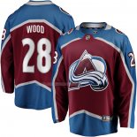 Maglia Hockey Colorado Avalanche Miles Wood Home Breakaway Maroon