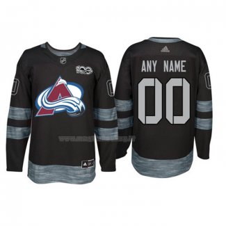 Maglia Hockey Colorado Avalanche Personalizzate Nero