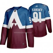 Maglia Hockey Colorado Avalanche Vladislav Kamenev 2020 Stadium Series Blu