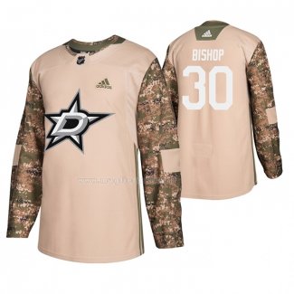 Maglia Hockey Dallas Stars Ben Bishop Veterans Day Camuffamento