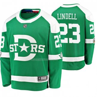 Maglia Hockey Dallas Stars Esa Lindell Breakaway Giocatore 2020 Winter Classic Verde