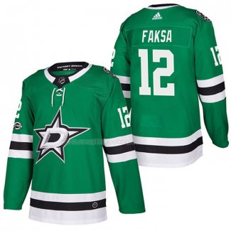 Maglia Hockey Dallas Stars Radek Faksa Autentico Home 2018 Verde