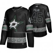 Maglia Hockey Dallas Stars Roman Polak Breakaway Nero