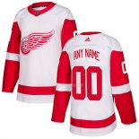 Maglia Hockey Detroit Red Wings Personalizzate Away Bianco