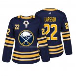 Maglia Hockey Donna Buffalo Sabres Johan Larsson Autentico Giocatore Blu