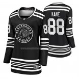 Maglia Hockey Donna Chicago Blackhawks Patrick Kane Premier Alternato Nero
