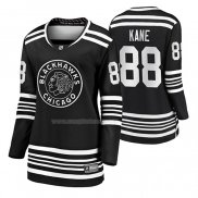 Maglia Hockey Donna Chicago Blackhawks Patrick Kane Premier Alternato Nero