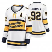 Maglia Hockey Donna Nashville Predators Ryan Johansen Breakaway Giocatore 2020 Winter Classic Bianco