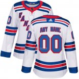 Maglia Hockey Donna New York Rangers Personalizzate Away Bianco