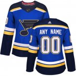 Maglia Hockey Donna St. Louis Blues Personalizzate Home Blu