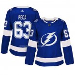 Maglia Hockey Donna Tampa Bay Lightning Matthew Peca Autentico Giocatore Blu