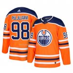 Maglia Hockey Edmonton Oilers Jesse Puljujarvi Home Arancione