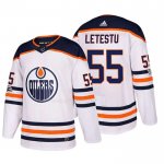 Maglia Hockey Edmonton Oilers Mark Letestu 2018 Bianco