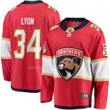 Maglia Hockey Florida Panthers Alex Lyon Home Breakaway Rosso