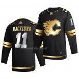 Maglia Hockey Golden Edition Calgary Flames Mikael Backlund Limited Autentico 2020-21 Nero