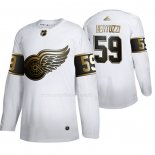 Maglia Hockey Golden Edition Detroit Red Wings Tyler Bertuzzi Autentico Bianco