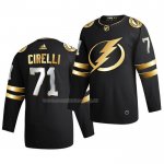 Maglia Hockey Golden Edition Tampa Bay Lightning Anthony Cirelli Limited Autentico 2020-21 Nero