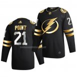 Maglia Hockey Golden Edition Tampa Bay Lightning Brayden Point Limited Autentico 2020-21 Nero