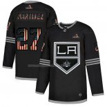 Maglia Hockey Los Angeles Kings Alec Martinez 2020 USA Flag Nero