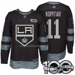 Maglia Hockey Los Angeles Kings Anze Kopitar 1917-2017 100th Anniversario Nero