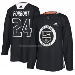 Maglia Hockey Los Angeles Kings Derek Forbort New Season Practice Nero