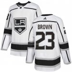 Maglia Hockey Los Angeles Kings Dustin Brown Road Autentico Bianco