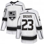 Maglia Hockey Los Angeles Kings Dustin Brown Road Autentico Bianco