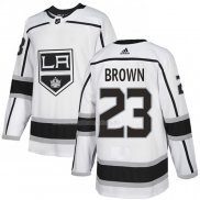 Maglia Hockey Los Angeles Kings Dustin Brown Road Autentico Bianco
