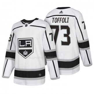Maglia Hockey Los Angeles Kings Tyler Toffoli Autentico Away 2018 Bianco