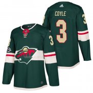 Maglia Hockey Minnesota Wild Charlie Coyle Autentico Home 2018 Verde