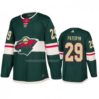 Maglia Hockey Minnesota Wild Greg Pateryn Home Autentico Verde