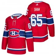 Maglia Hockey Montreal Canadiens Andrew Shaw Autentico Home 2018 Rosso