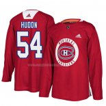 Maglia Hockey Montreal Canadiens Charles Hudon New Season Practice Rosso
