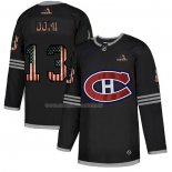 Maglia Hockey Montreal Canadiens Max Domi 2020 USA Flag Nero