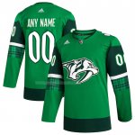 Maglia Hockey Nashville Predators 2023 St. Patrick's Day Autentico Personalizzate Verde