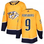 Maglia Hockey Nashville Predators Filip Forsberg Home Autentico Giallo