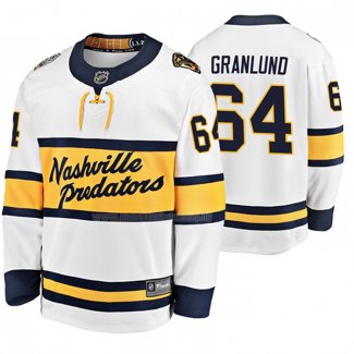 Maglia Hockey Nashville Predators Mikael Granlund Breakaway Giocatore 2020 Winter Classic Bianco
