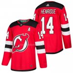 Maglia Hockey New Jersey Devils Adam Henrique Autentico Home 2018 Rosso
