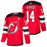 Maglia Hockey New Jersey Devils Adam Henrique Autentico Home 2018 Rosso