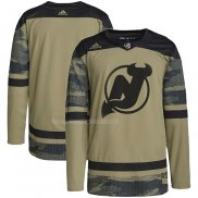 Maglia Hockey New Jersey Devils Military Appreciation Team Autentico Practice Camuffamento