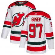 Maglia Hockey New Jersey Devils Nikita Gusev Alternato Autentico Bianco