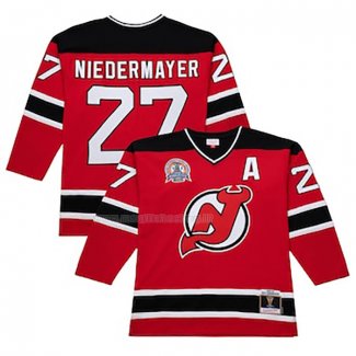 Maglia Hockey New Jersey Devils Scott Niedermayer Mitchell & Ness 2002-03 Rosso