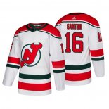 Maglia Hockey New Jersey Devils Steven Santini Alternato Autentico Bianco