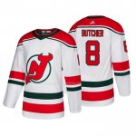 Maglia Hockey New Jersey Devils Will Butcher Alternato Autentico Bianco