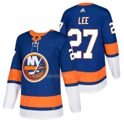 Maglia Hockey New York Islanders Anders Lee Autentico Home 2018 Blu