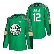 Maglia Hockey New York Islanders Josh Bailey 2018 Dia de San Patricio Verde
